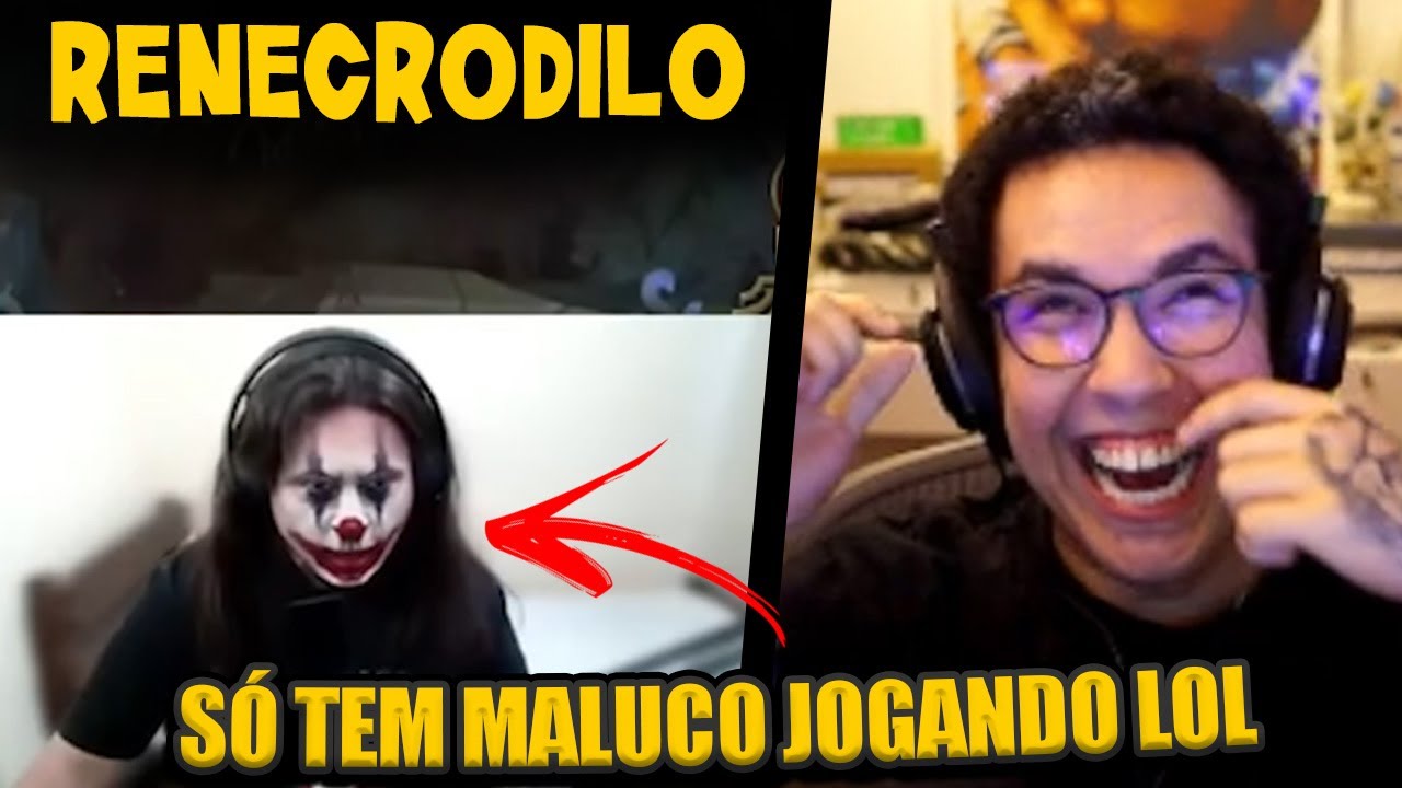 SÓ TEM MALUCO JOGANDO LOL! - YETZ REACT CLIPES MAIS ENGRAÇADOS DE LEAGUE OF LEGENDS - RENECRODILO