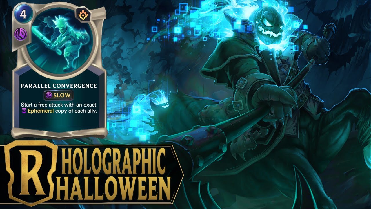 HOLOGRAPHIC HALLOWEEN in SPOOKTOBER - Hecarim & Ekko Deck - Legends of Runeterra