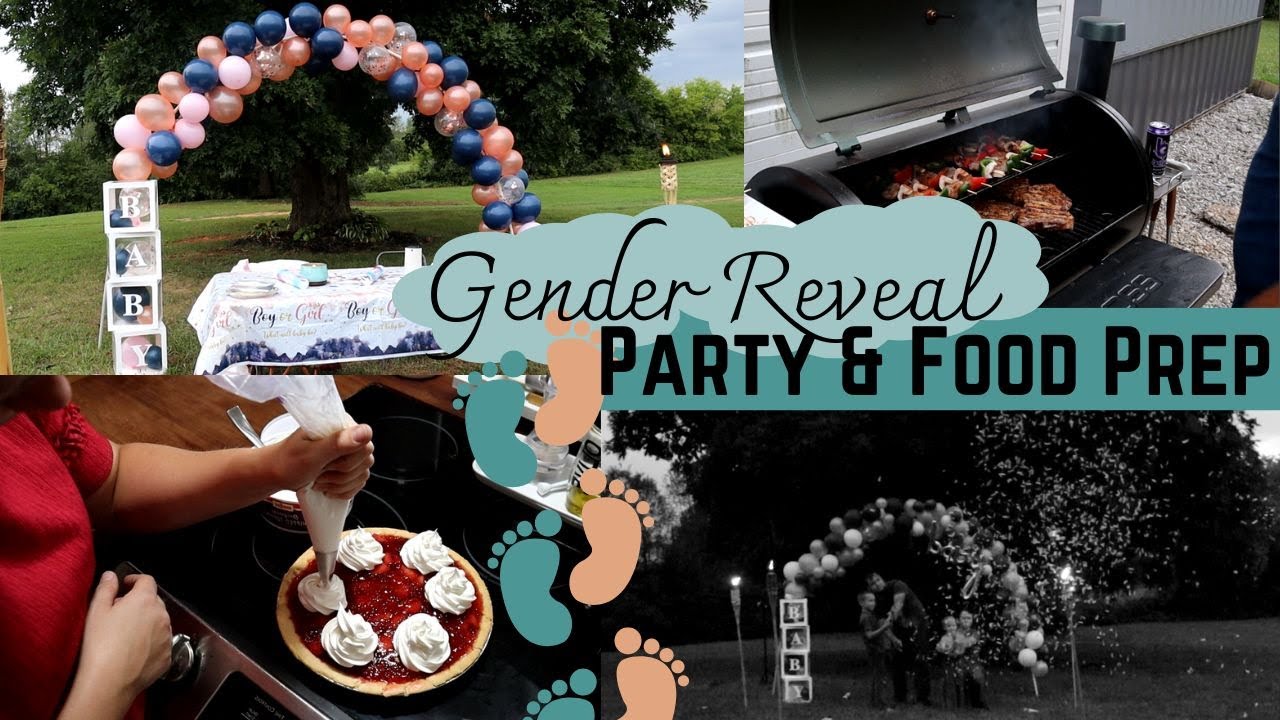 GENDER REVEAL PARTY AND MEAL PREP / SPEND THE DAY WITH ME / MENNONITE MOM LIFE