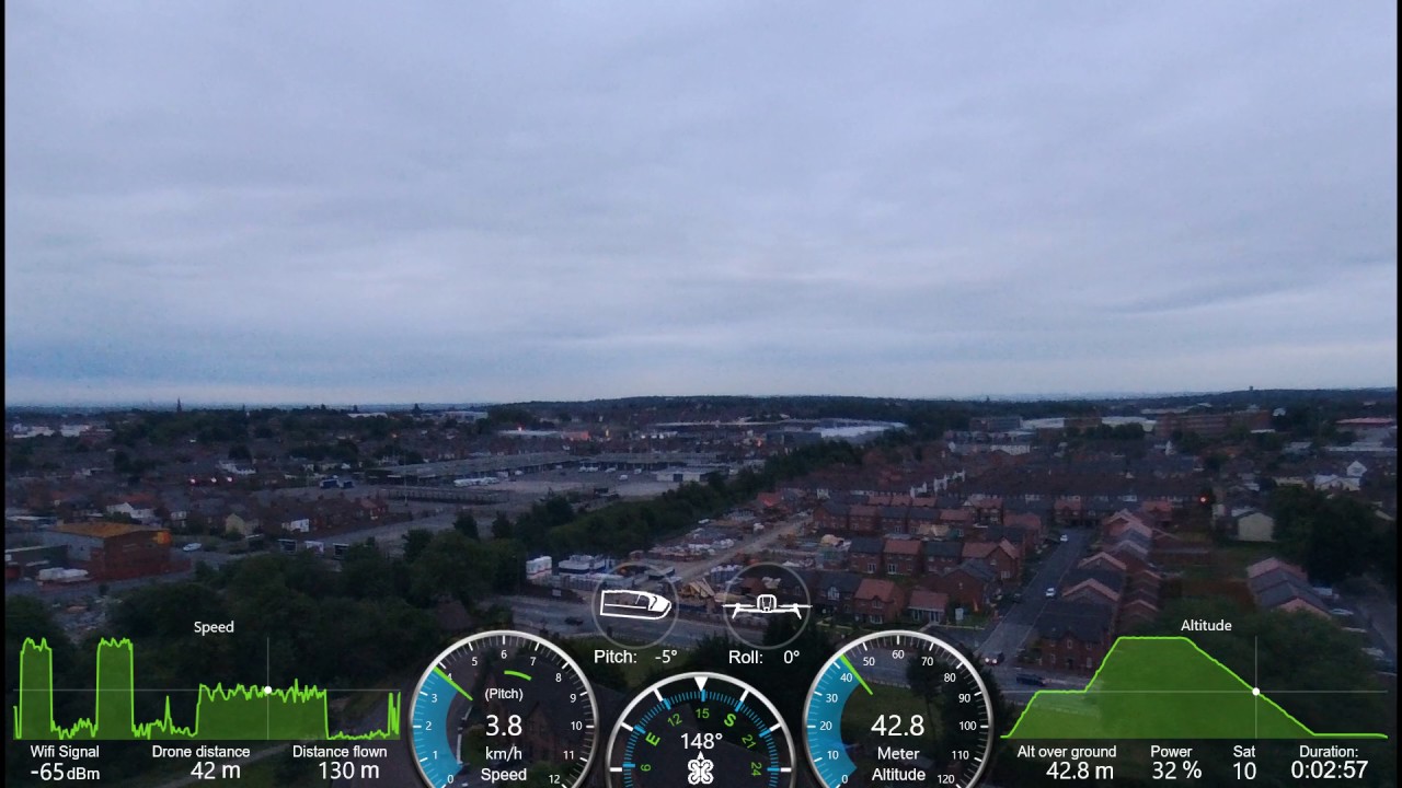 bebop altitude test with usb wifi extender