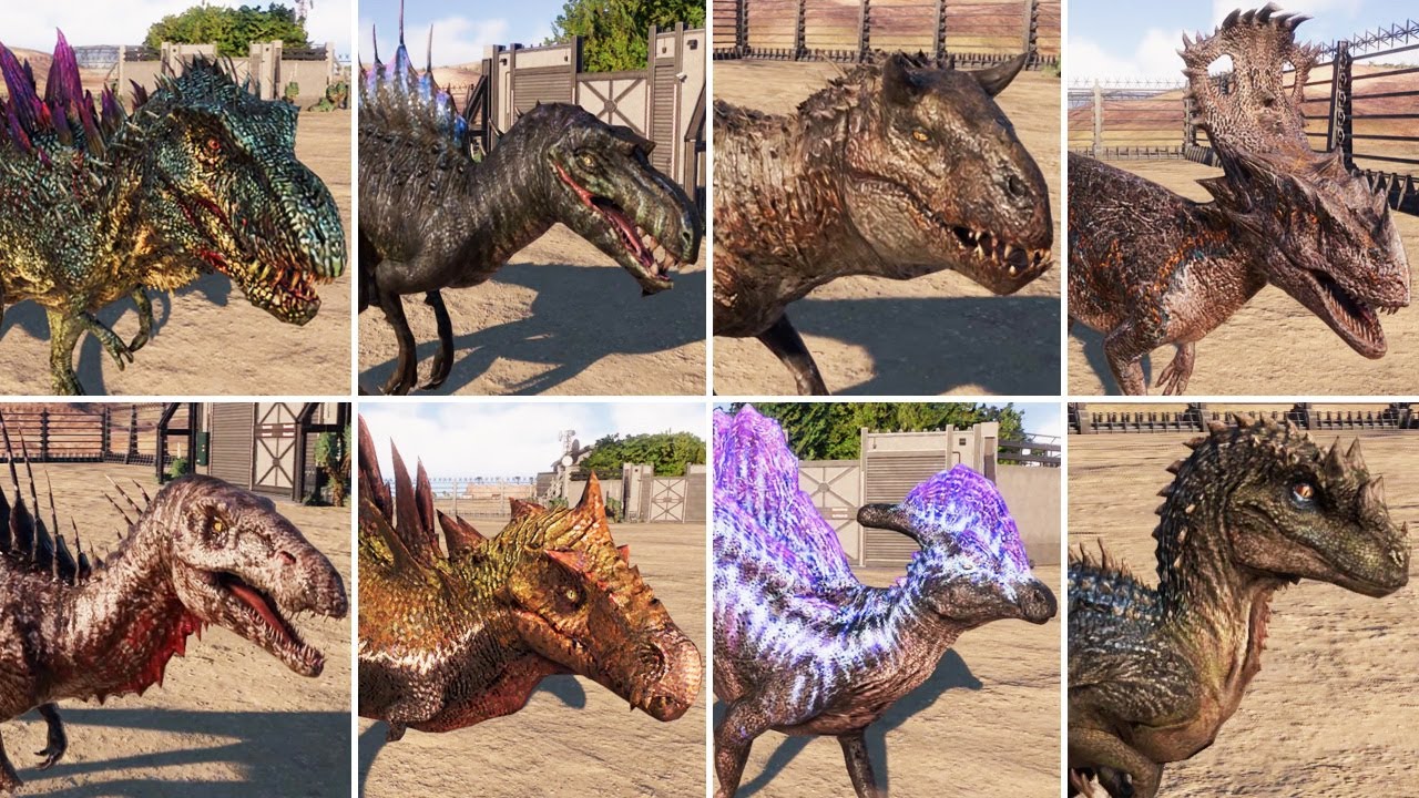 All Jurassic World Alive Dinosaurs (PART 1) - Jurassic World Evolution 2 | Mod