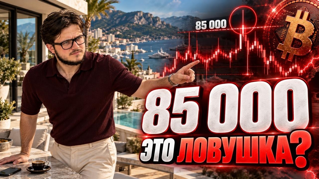 💥 ПОЧЕМУ СЕЙЧАС МАНИПУЛЯЦИЯ? BTC ПОД 85 000