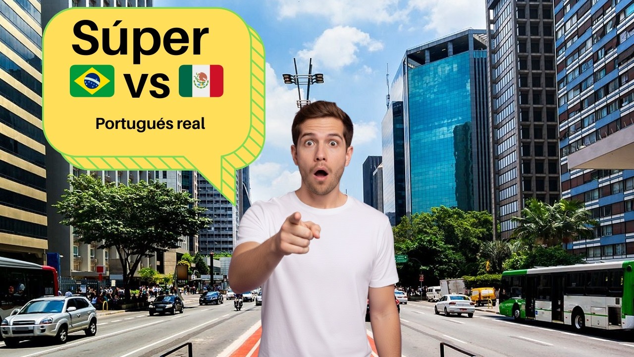 Aprender portugués brasileño en el supermercado (México vs Brasil)
