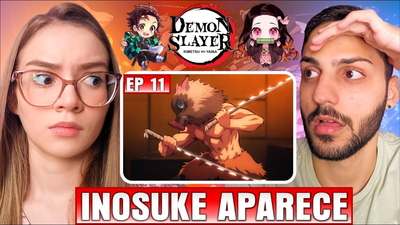(ZENITSU INSUPORTÁVEL 🤬) Professora de Geografia ASSISTE DEMON SLAYER｜EPISÓDIO 11｜DUBLADO｜REACT