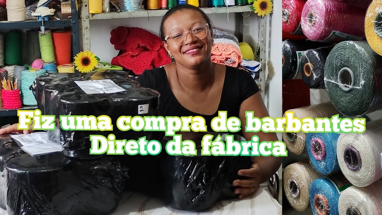 🎯Compras de Barbante direto da fábrica 🎯 Vem ver essa compra maravilhosa 