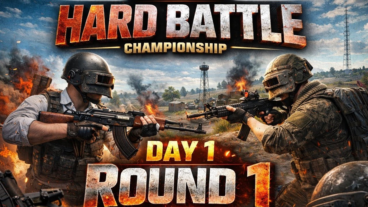 The Ultimate PUBG Mobile Hard Battle Championship - Day-01 / Round 01
