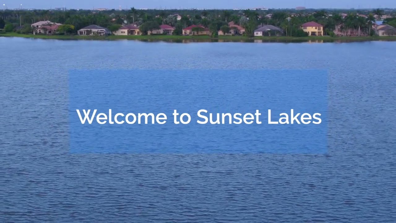 Discover Sunset Lakes in Miramar, FL.