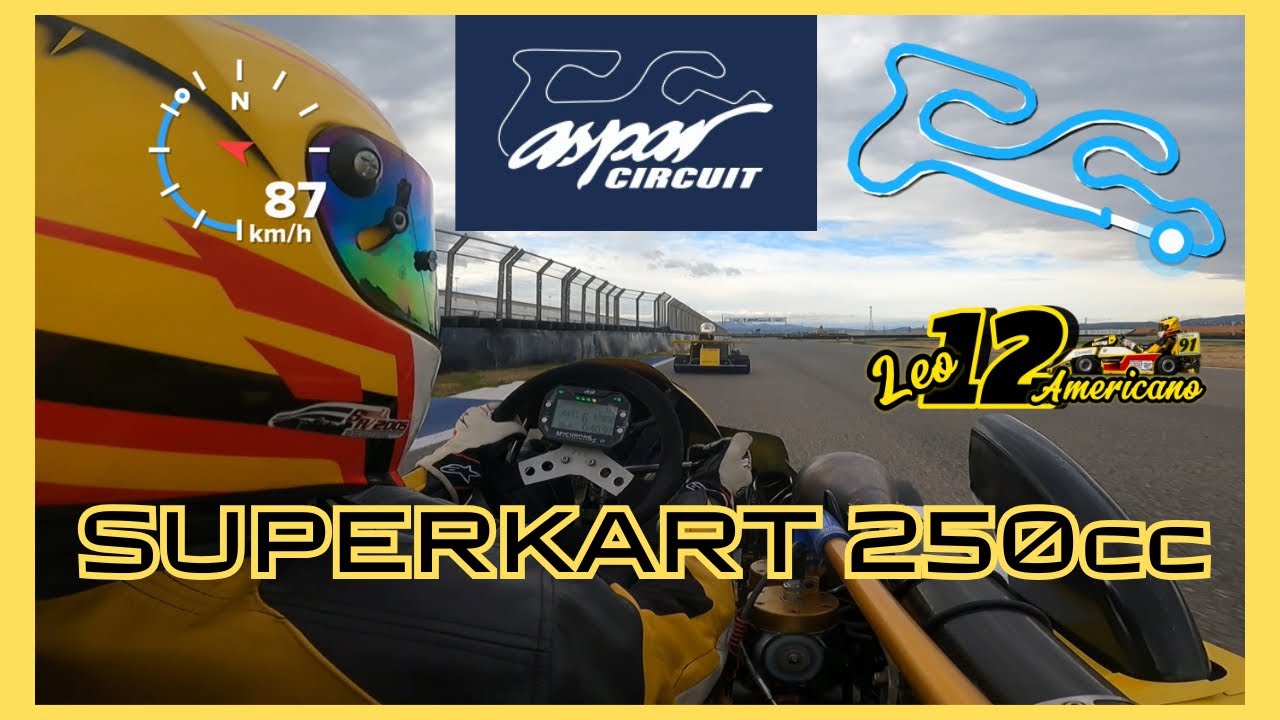 Aspar Circuit 🏎️ Superkart on board. Entrenando con los superkarts en el circuito de Aspar Valencia