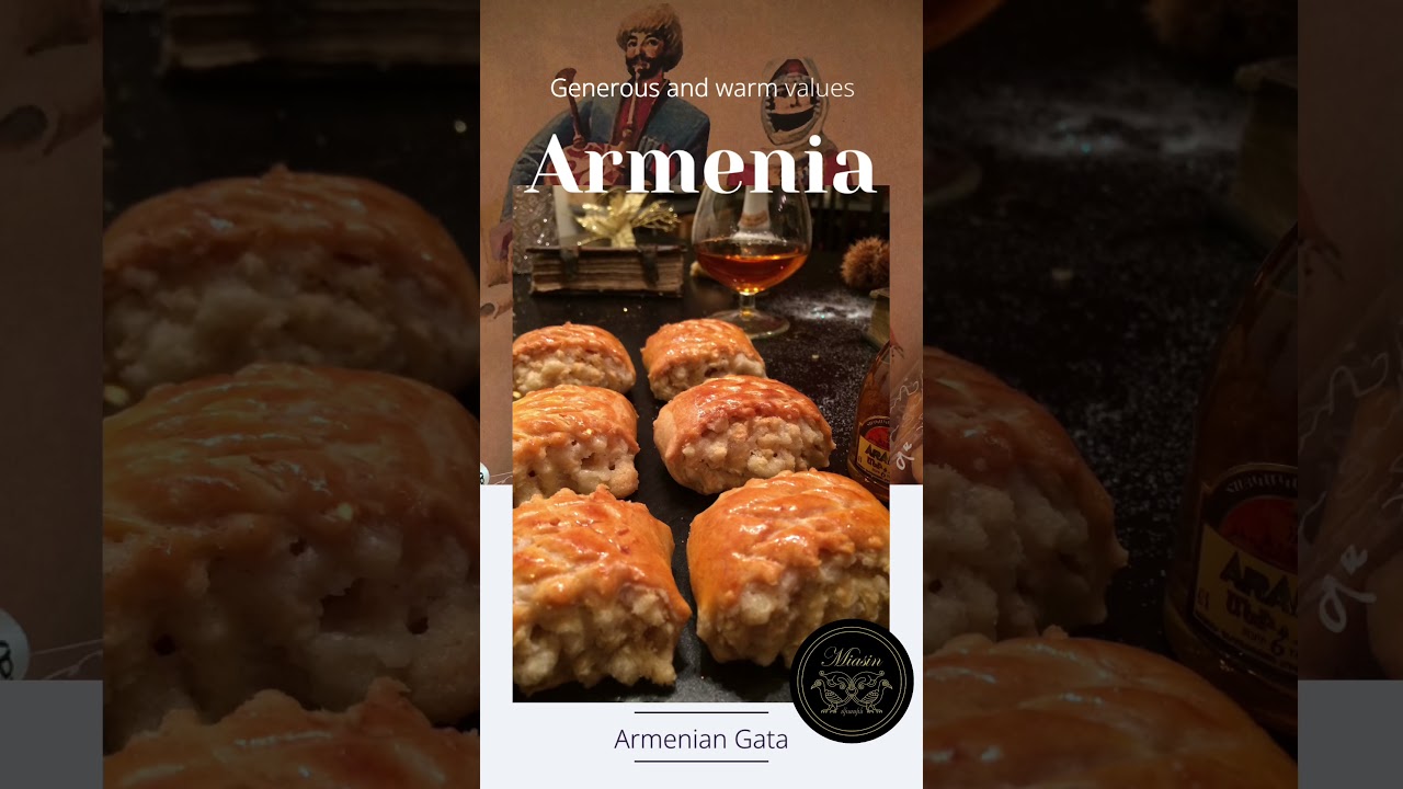 Tasty pastry -  traditional Armenian Gata #Miasin #Miasinbakery