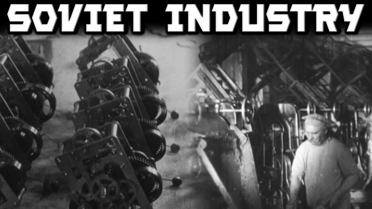 Soviet Factories Making Clocks, Bottles, Chocolate Candy and Nails in 1930