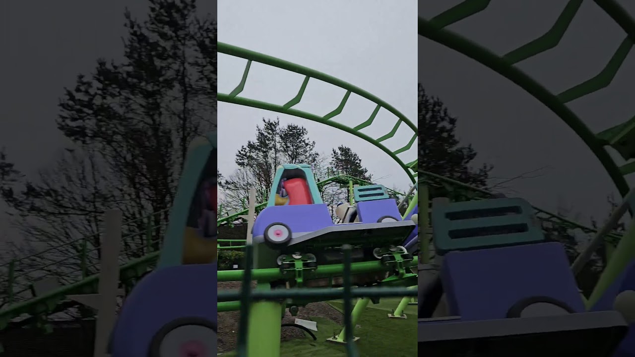 The Bluey coaster is testing twice here at the Alton Towers Resort.#altontowersresort #altontowers