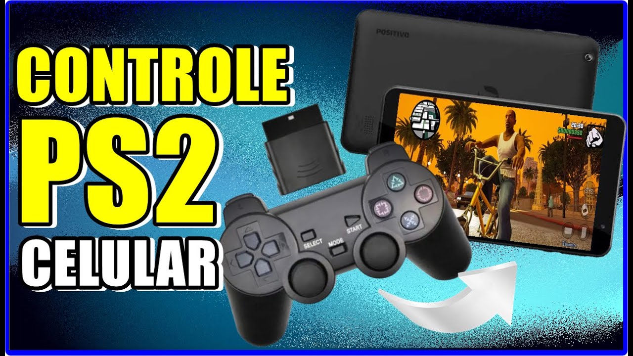 PS2 NO CELULAR? COMO CONFIGURAR E JOGAR COM CONTROLE PS2 (DUALSHOCK SEM FIO) NO CELULAR SEM ROOT