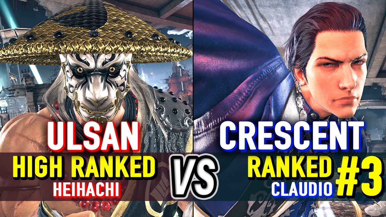 T8 🔥 ULSAN (Heihachi) vs CRESCENT (#3 Ranked Claudio) 🔥 Tekken 8 High Level Gameplay