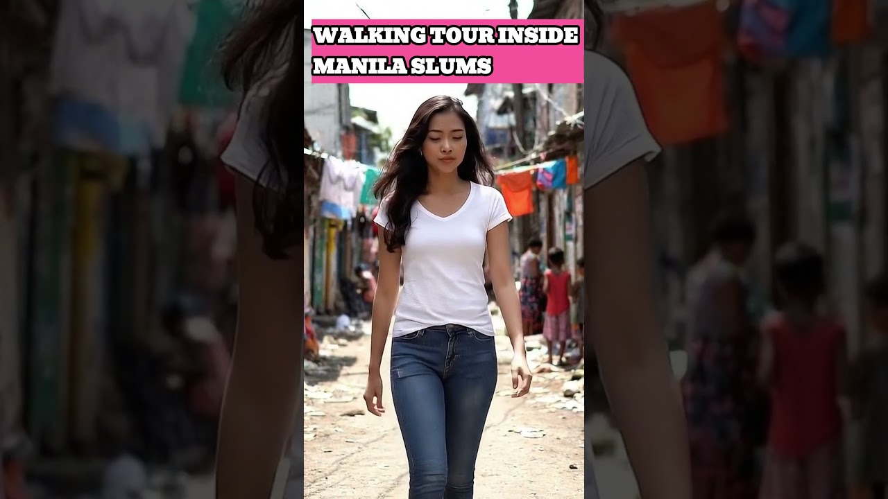 Walking Tour in Manila Slums with a Filipina Guide 🇵🇭✨ 