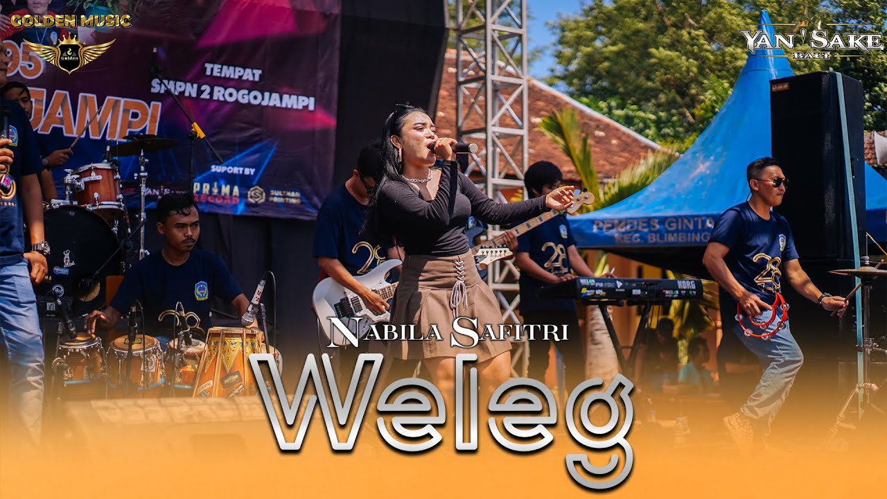 Nabila Safitri -Weleg ( live Golden Music with Yan' Sake Bali At Anniversary 28 alumni 95)