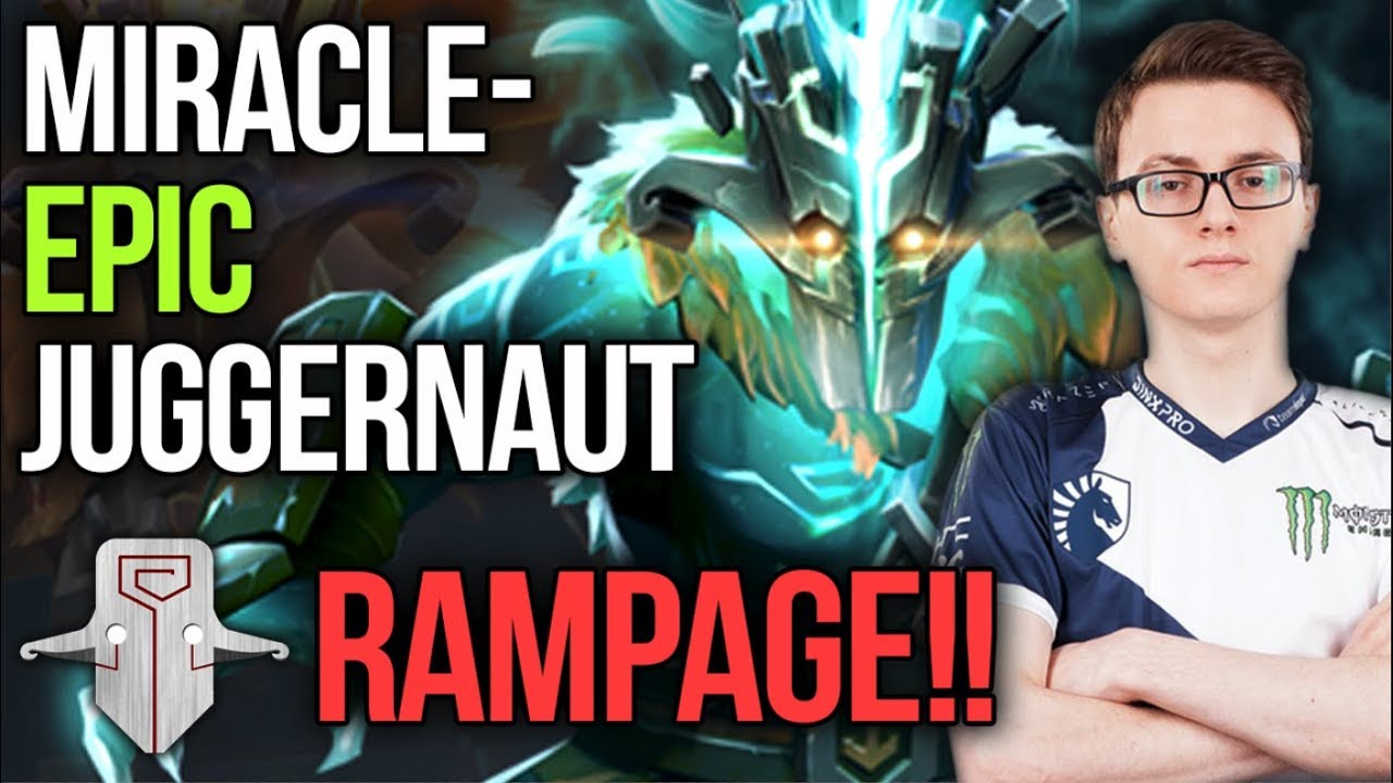 Miracle- Juggernaut EPIC Rampage Farming Machine Gameplay Highlights - Dota 2