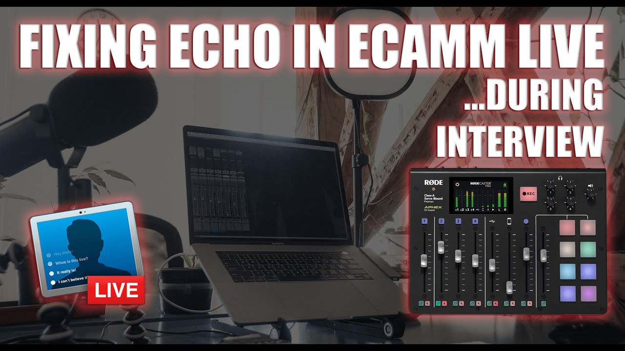 I'm Fixing Echo During Ecamm Live Interview Mode