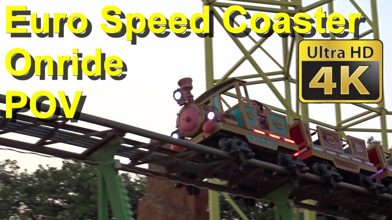 EuroSpeed – Europark (Onride) europark eurospeed achterbahn [POV 4K] Europark Vias France Euro Speed