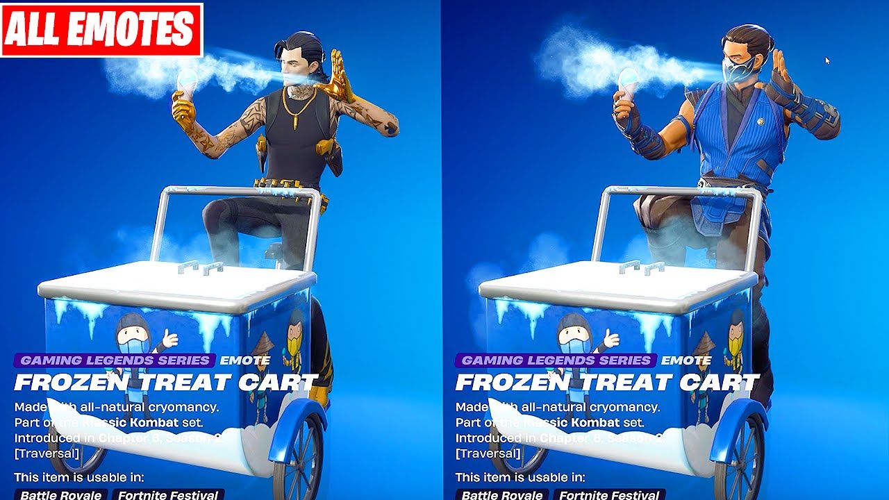 Fortnite NEW Chapter 6 Season 2 Emotes