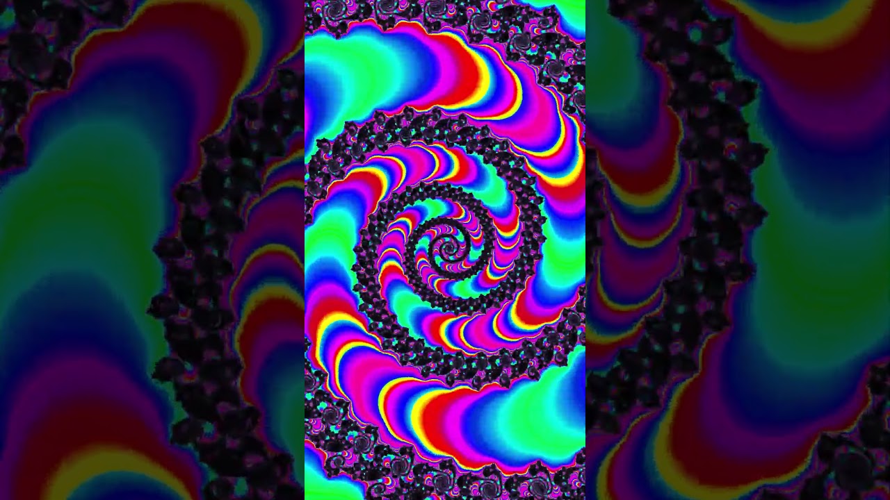 #trippyvibes #shorts #hypnotic Fractal Dreams: Psytrance Visual Experience