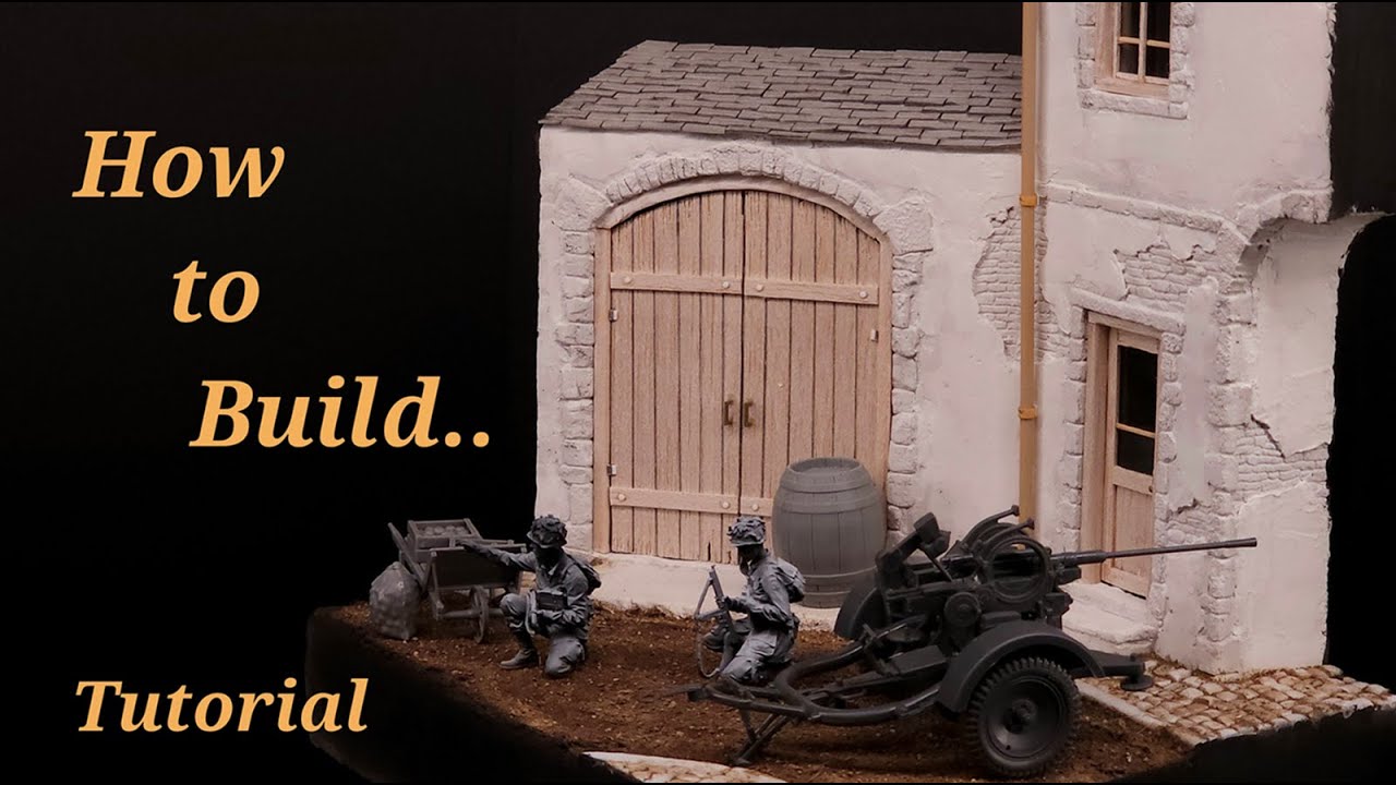 Let's Make A Realistic House From Plaster - 1/35 Diorama