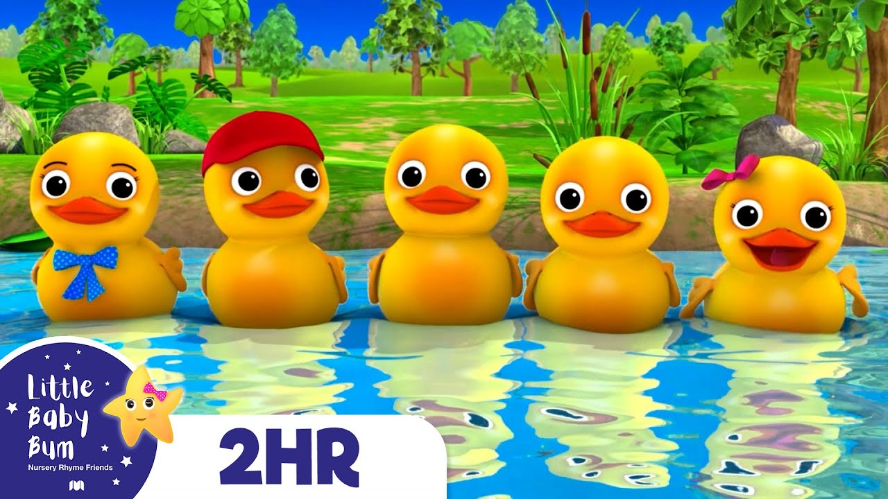 Counting Duck Song + 2 HOURS of Nursery Rhymes and Kids Songs | Little Baby Bum