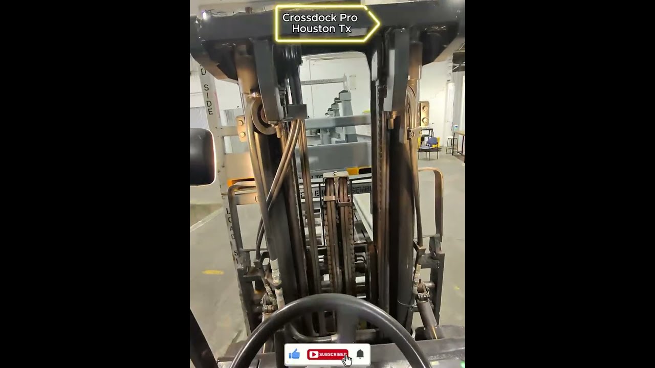 Unloading Massive Industrial Racks from Dryvan 53ft Trailer