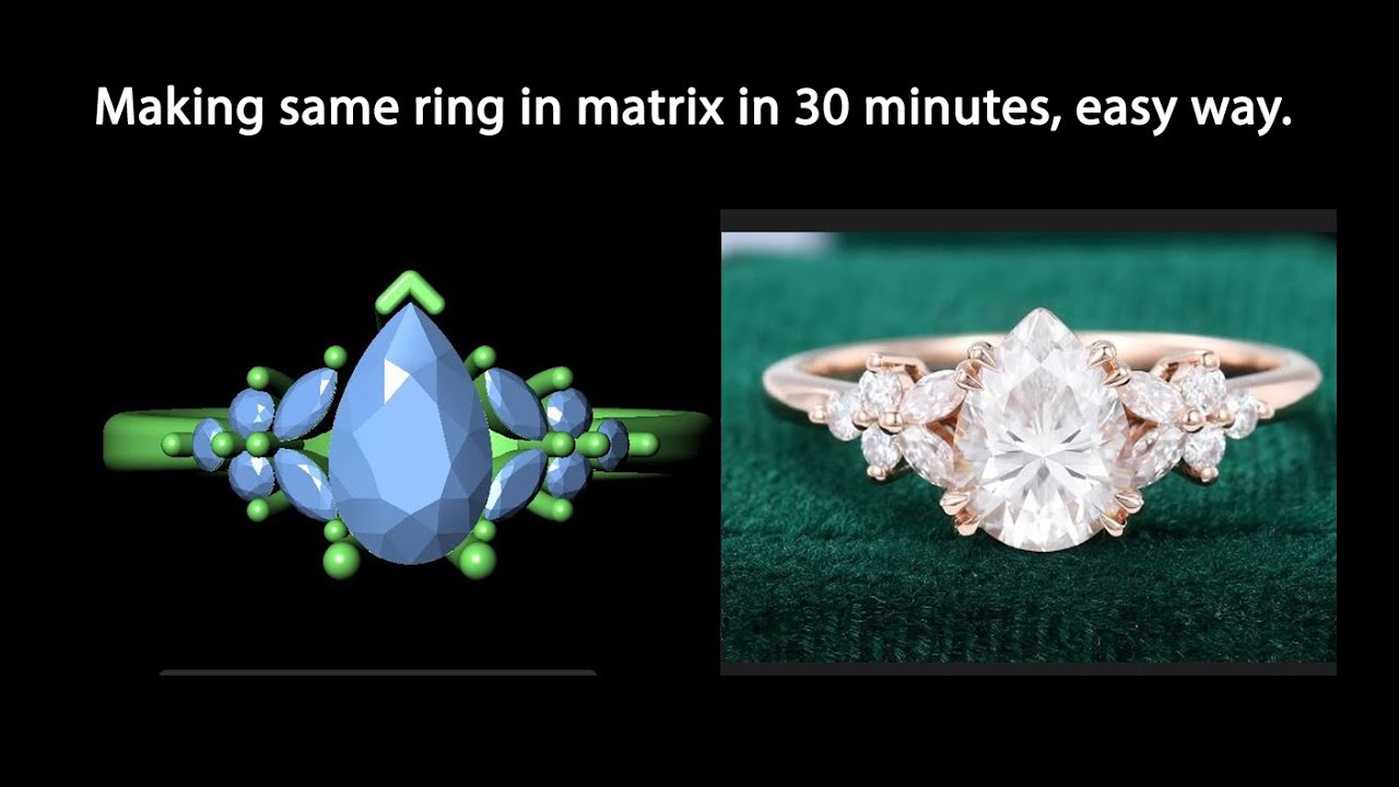 Making same ring in matrix rhino in just 30 minutes easy way.