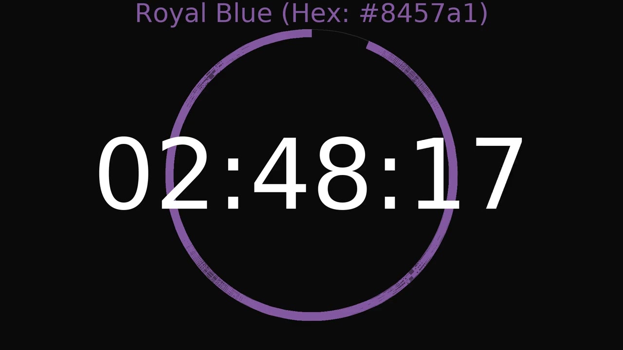 3 Hour Timer | Royal Blue Colour