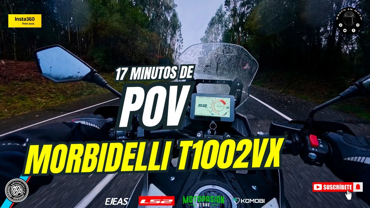 🔥 Morbidelli T1002VX + Insta360 Ace Pro 2 | Pura Realidad en Ruta