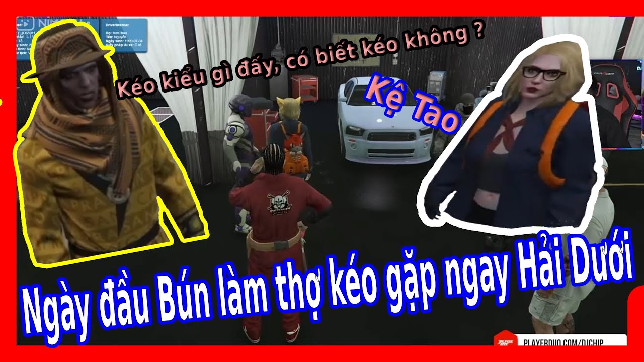 (GTA RP) Cô thợ kéo Bún đen đủi và khách hàng khó tính Hải Dưới | Mixi City