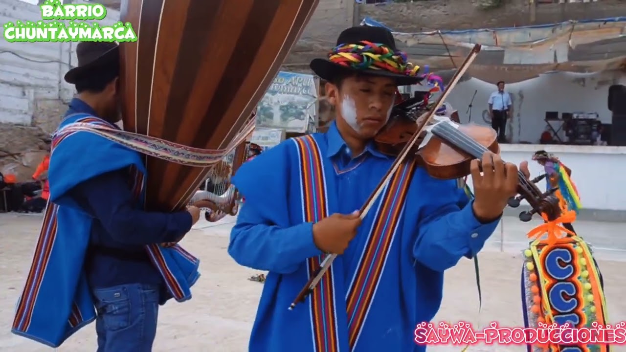 🌹🎊 CHIMAYCHA PUKLLAYCHA DE PAMPAMARCA EN LIMA 🎻🎉 barrio chuntaymarca 🌻🌹