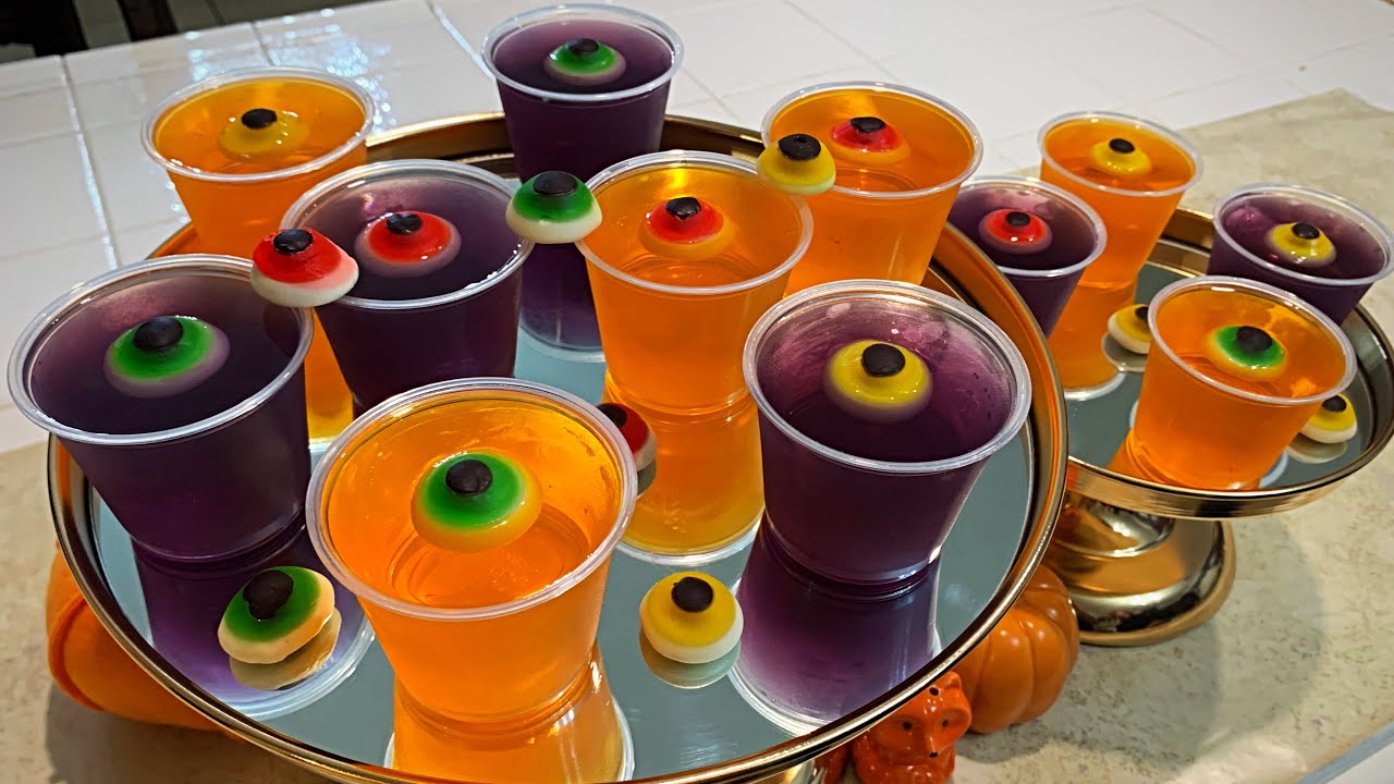 Gelatinas Con Ojos 👀 Para Halloween / Riquísimas!!