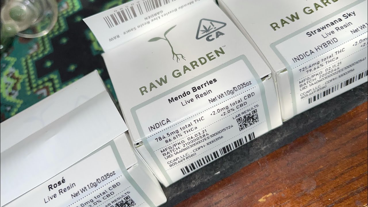 RAW GARDEN review live resin &ldquo;sauce&rdquo; 2021 review