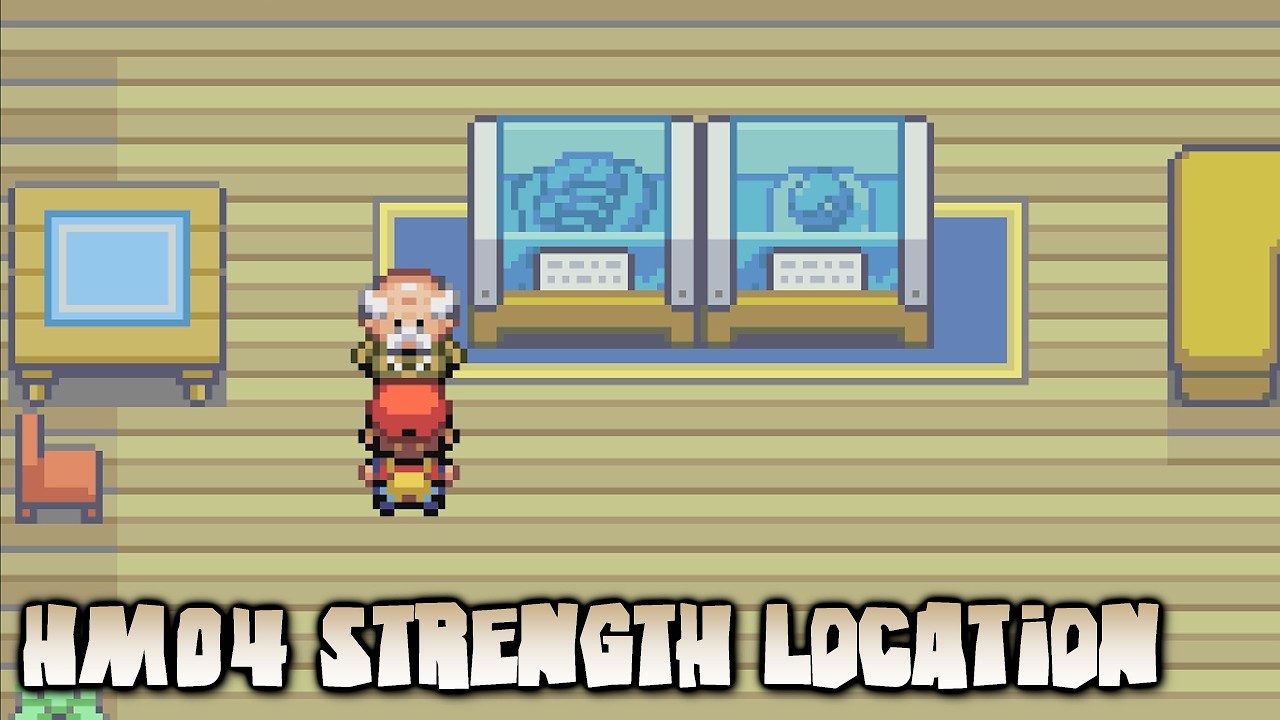 Where to Find HM04 Strength - Pok&eacute;mon FireRed & Pok&eacute;mon LeafGreen