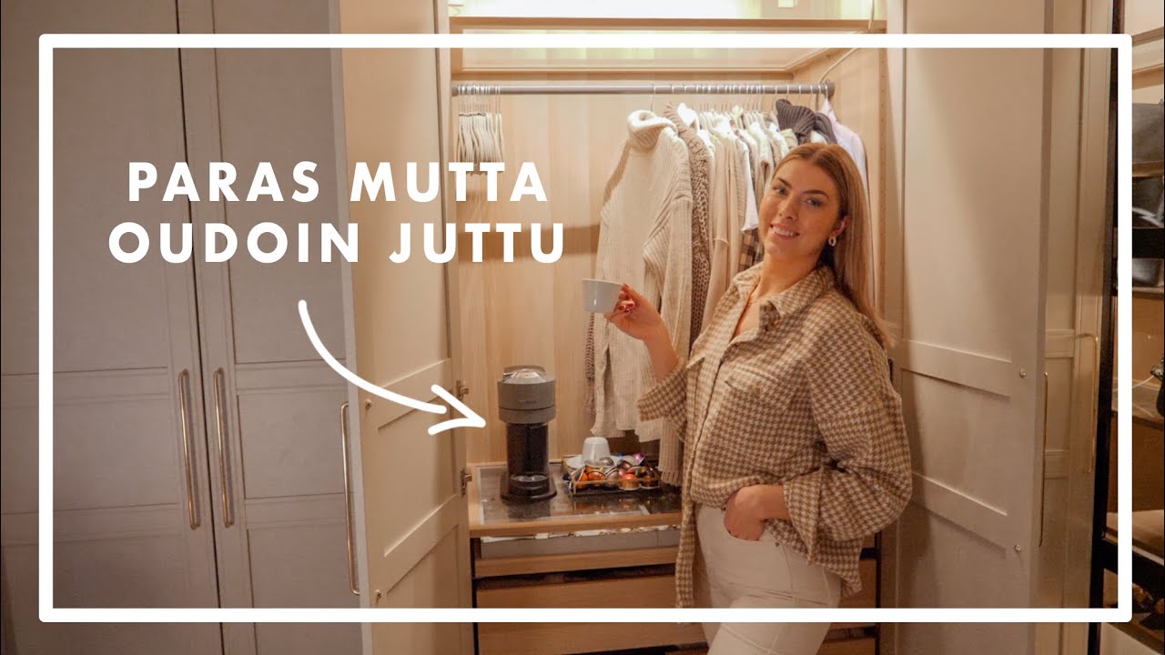 VALMIIN VAATEHUONEEN ESITTELY - Ikea Pax kaapisto, parhaat säilytysratkaisut, konmaritus...