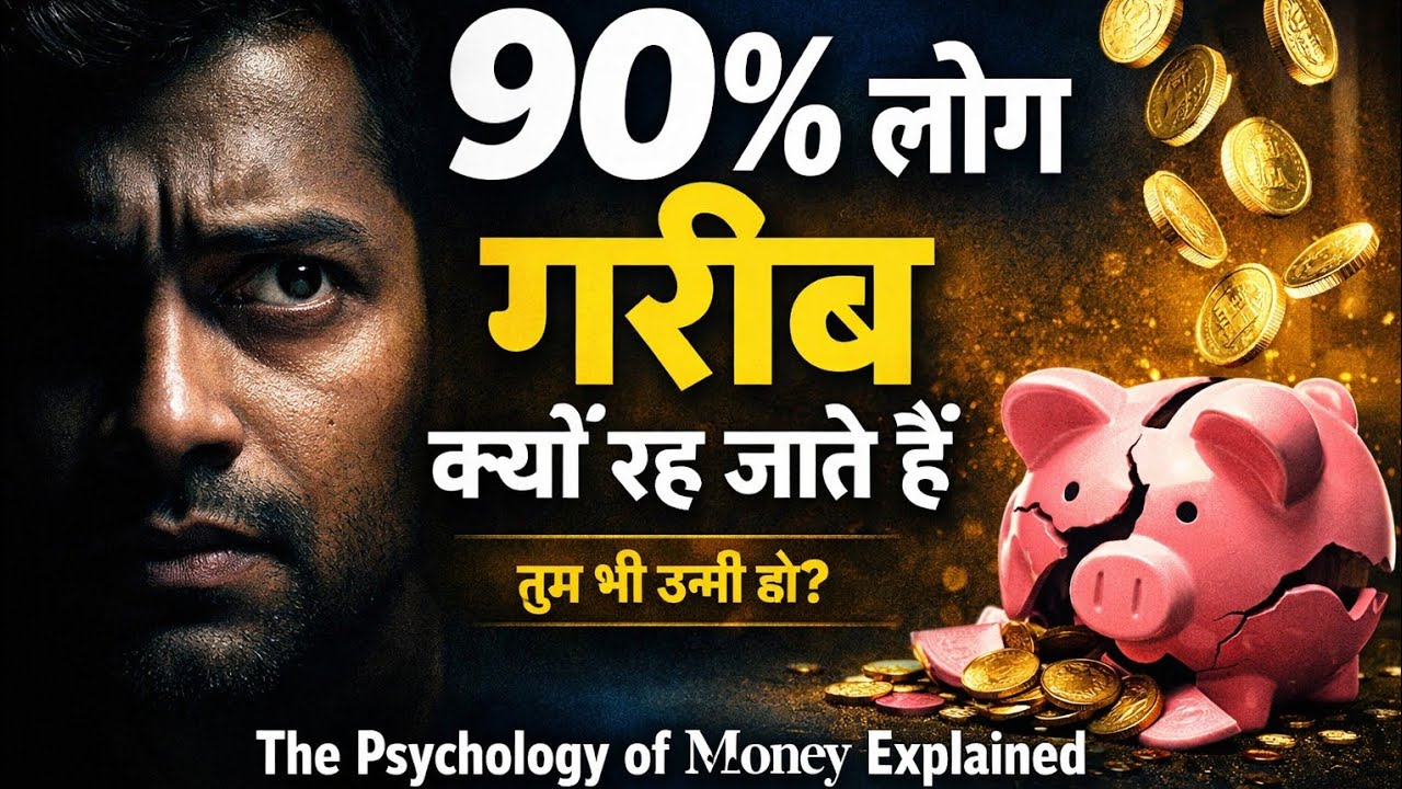 Money Psychology Hindi | 90% लोग गरीब क्यों रह जाते हैं सच जानिए | Mindset Money Financ