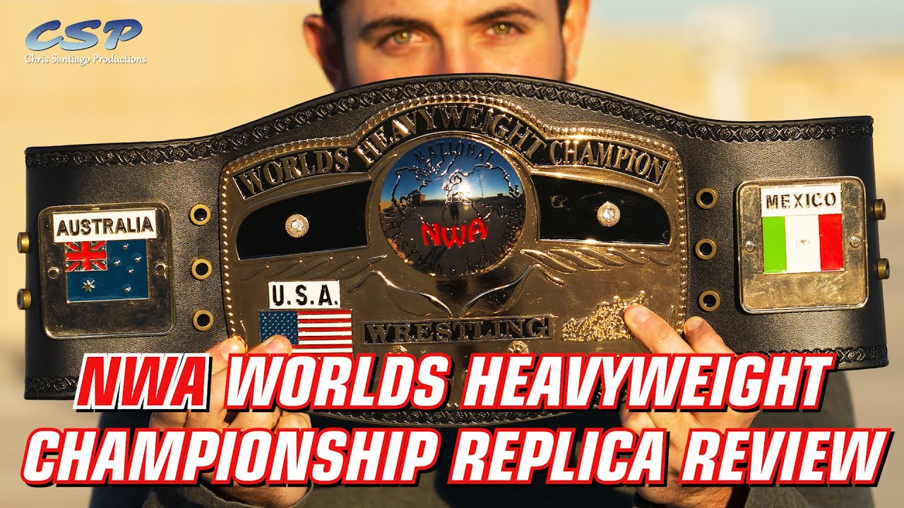 NWA WORLDS HEAVYWEIGHT CHAMPIONSHIP REPLICA TITLE BELT - A VIDEO REVIEW