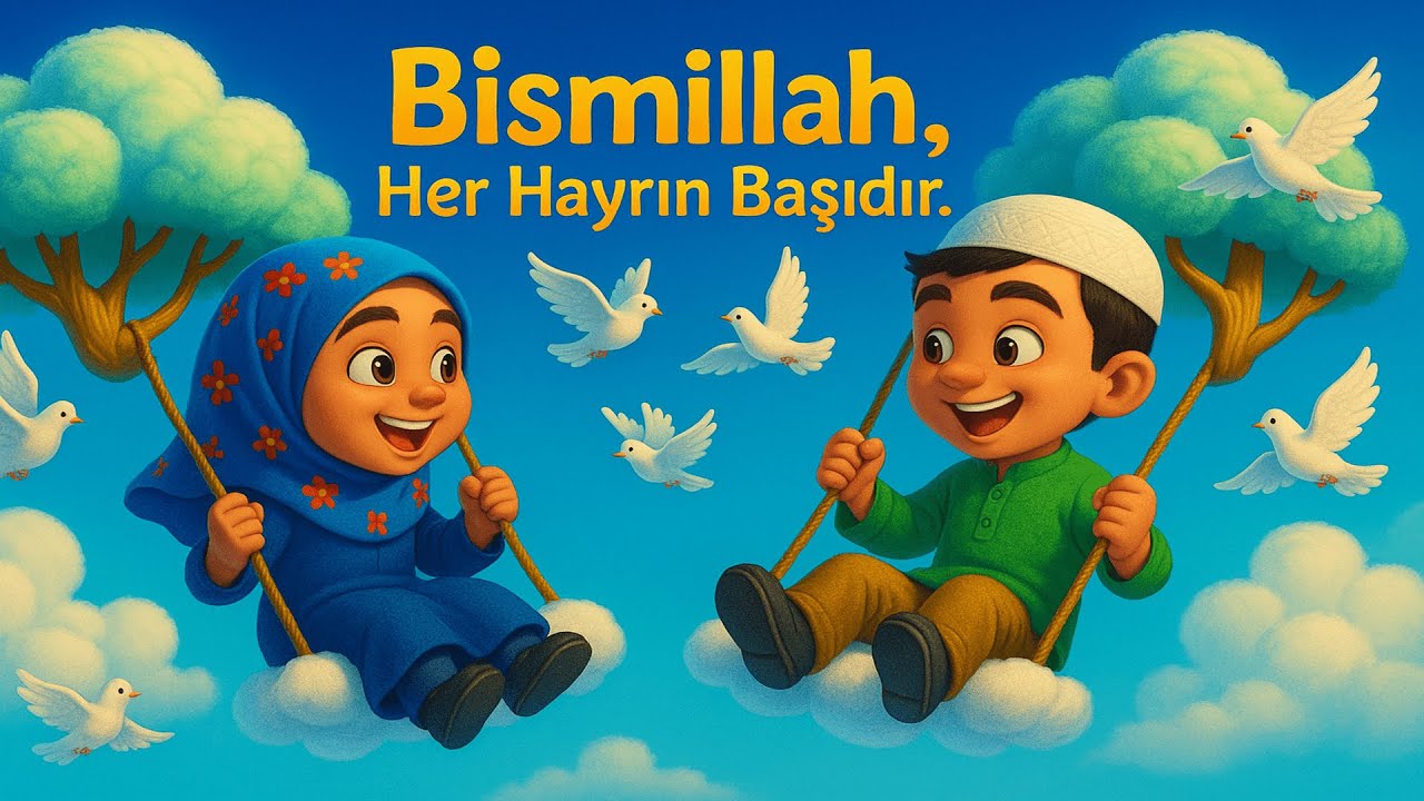 Bismillah &Ccedil;ocuk İlahisi I Her Kapıyı A&ccedil;an Manevi Anahtarımız: Besmele!