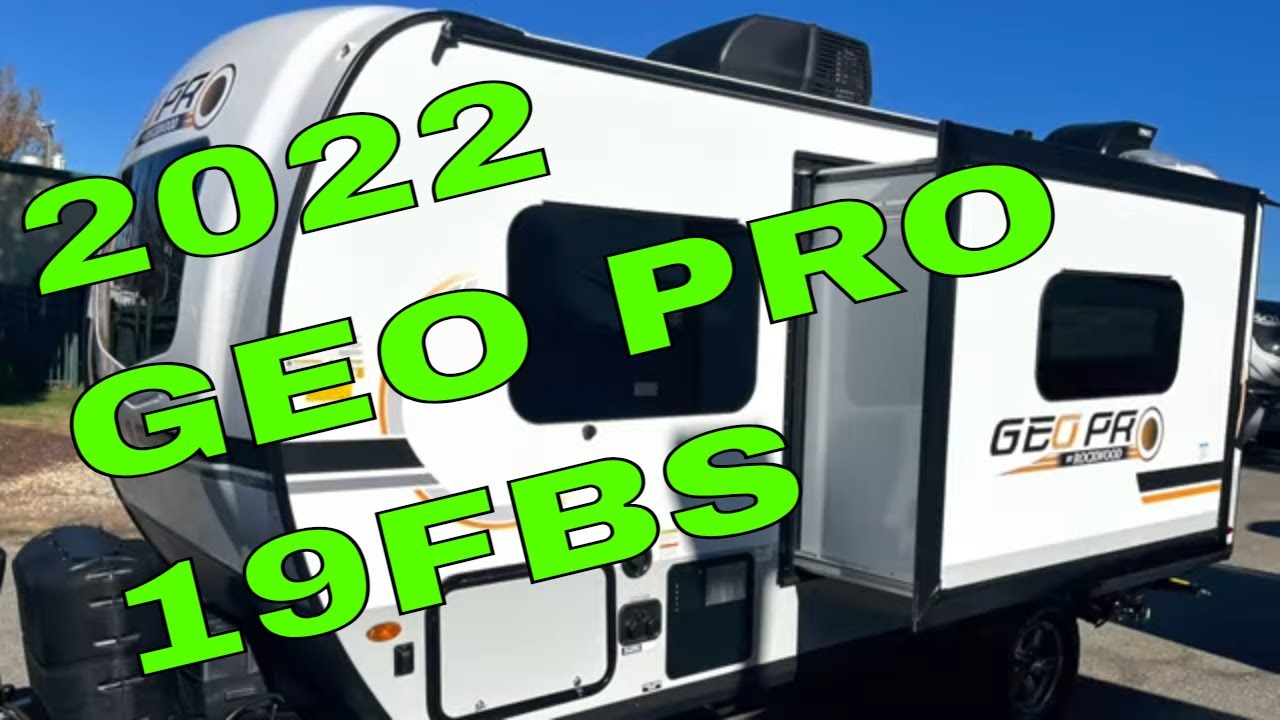 NEW 2022 GEO PRO 19FBS ROCKWOOD Travel Trailer Solar Dodd RV Tour Review