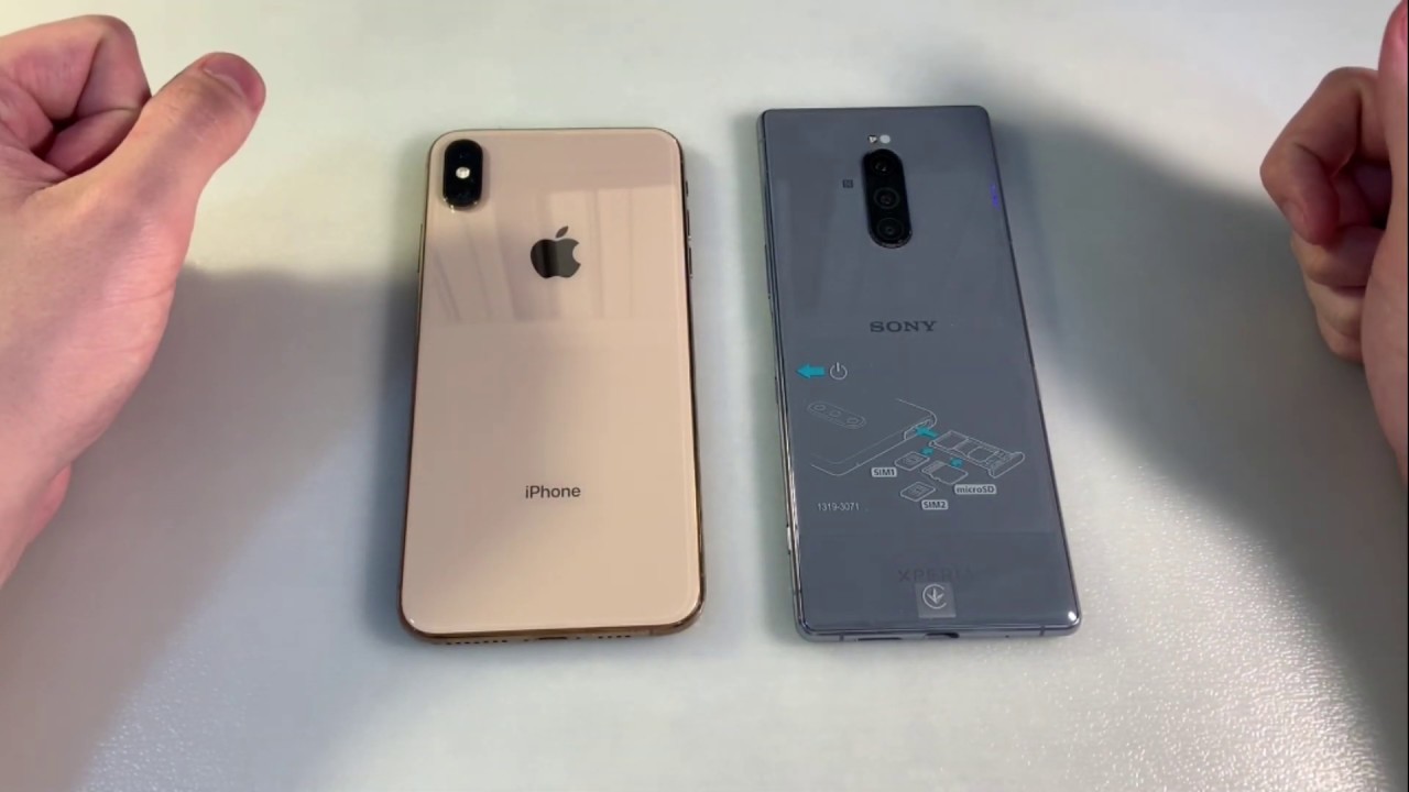 Sony Xperia 1 vs iPhone XS Max