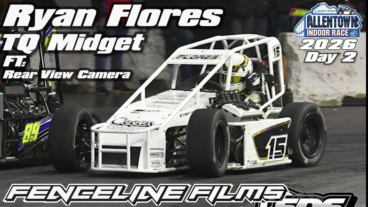 Ryan Flores TQ Midget Day 2 Allentown Indoor Auto Race 2026