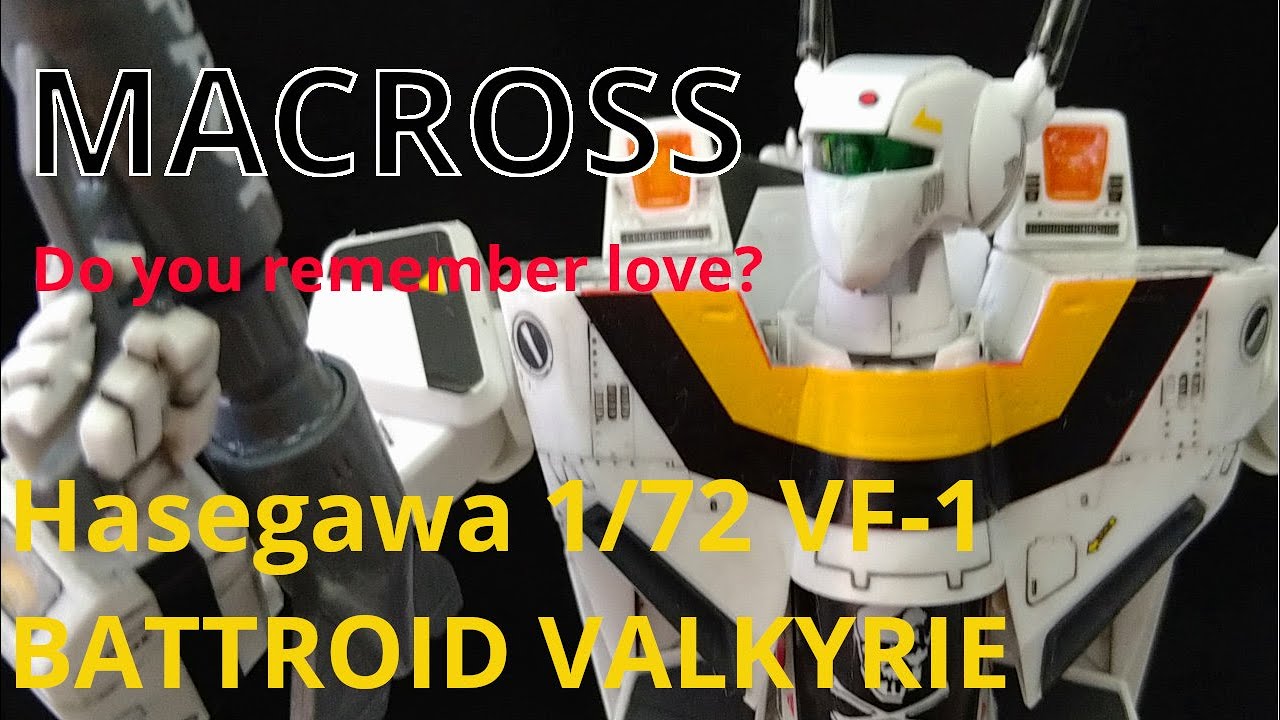 【プラモデル】【アクリジョン】【筆塗り】ハセガワ 1 72 VF-1 バトロイドバルキリー / BATTROID VALKYRIE【超時空要塞マクロス 愛・おぼえていますか/ MACROSS】