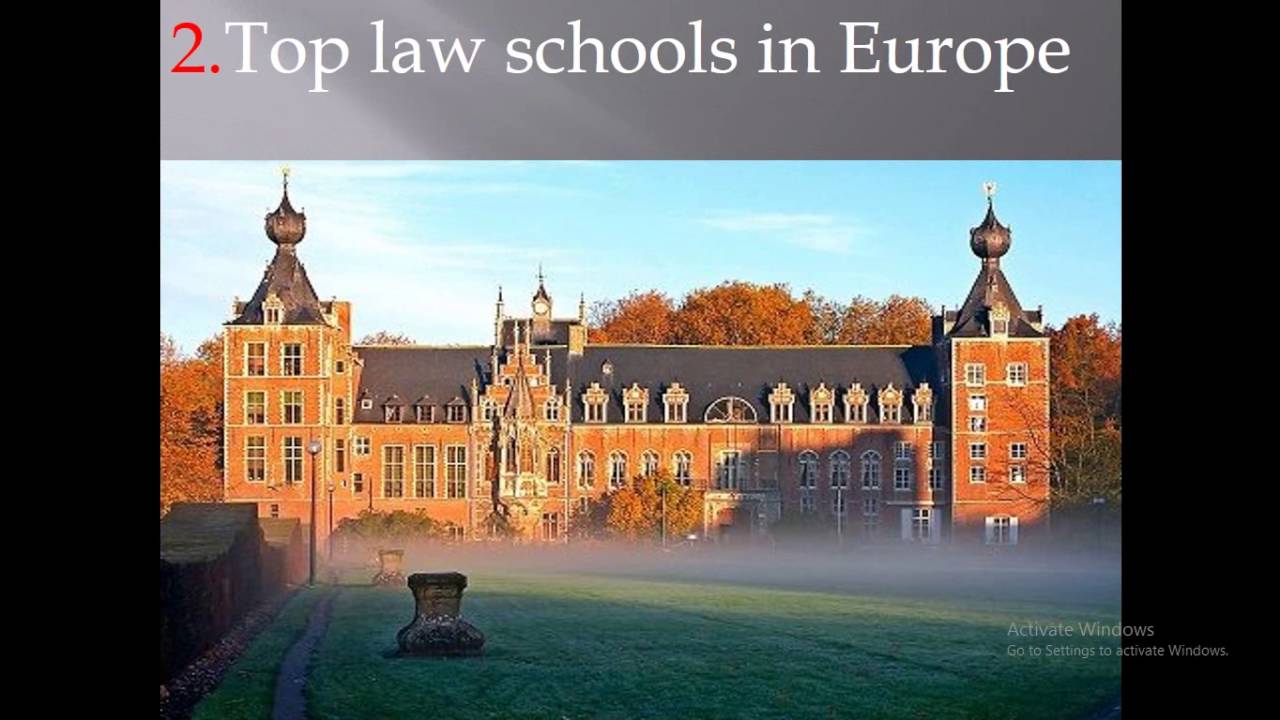 5 Top law schools in the world