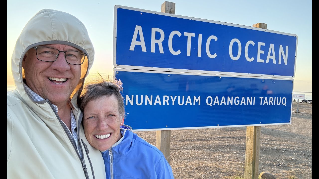 Alaska video # 11 Dempster Hwy (video 2) Arctic Circle to Tuktoyaktuk Winnebago EKKO