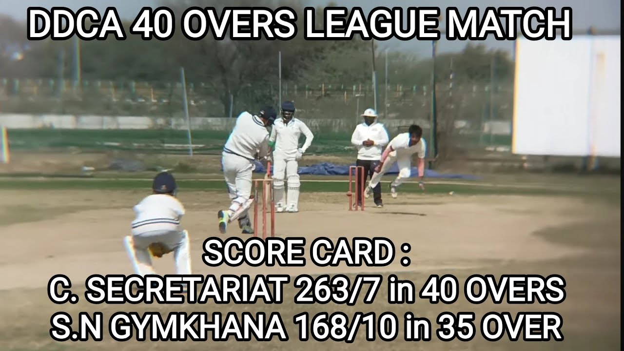 Central Secretariat vs S.N Gymkhana | DDCA League Match | 13 Feb 2026.
