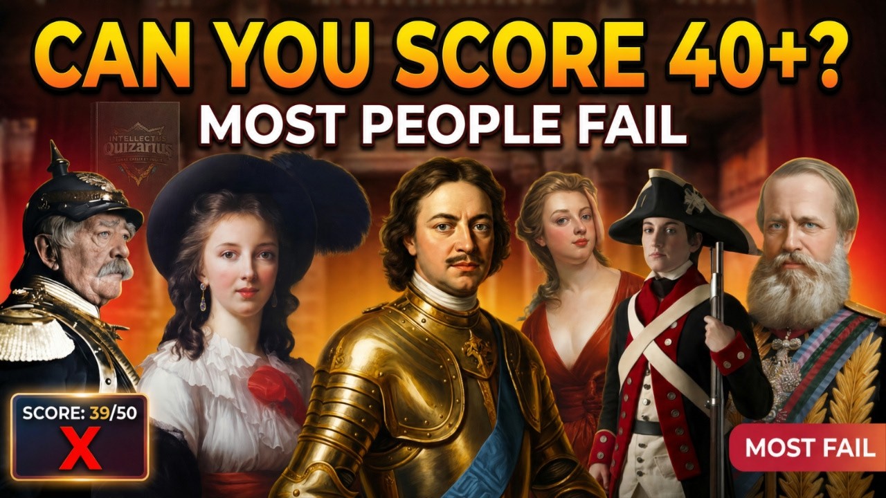 Can You Score 40+ on This History Quiz? Most People Fail