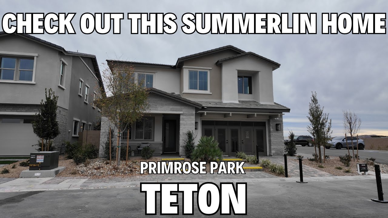 This Summerlin New Build Is a SHOWSTOPPER | Teton at Primrose Park Tour