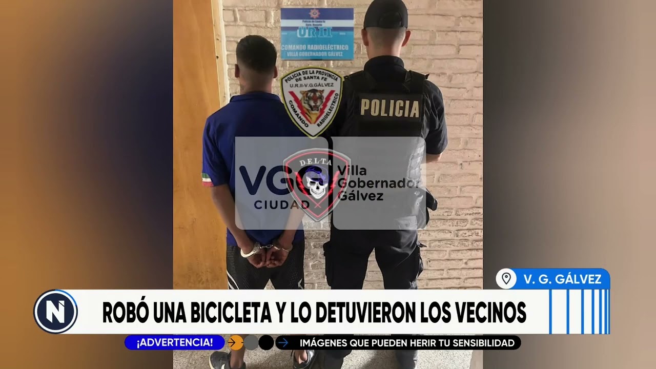Así fue la detención ciudadana de un delincuente en Villa Gobernador Gálvez | TELEFE ROSARIO