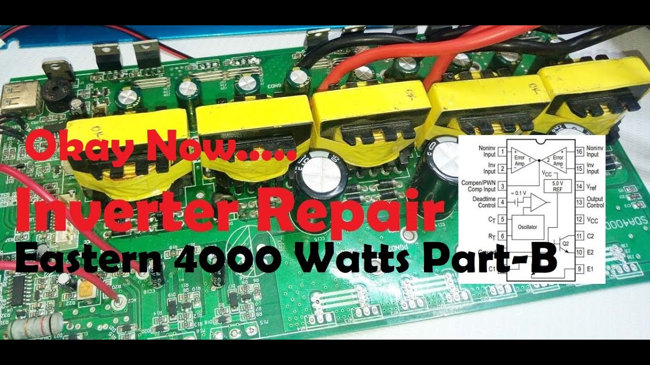 Eastern 4000 Watts Power Inverter | Now Repaired in Part-B | V#120.